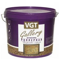 Штукатурка роллерная среднезернистая с эффектом "короеда" (2мм) 9кг (ВГТ)