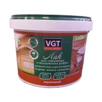 Лак акриловый VGT матовый для наружных и внутренних работ 2,2кг (неморозостойкий)