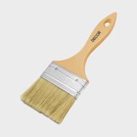 Кисть плоская светлая смешанная щетина, пластиковая ручка 100х14 "Воскресенье"