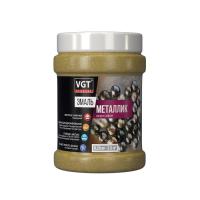 Эмаль VGT акриловая ВД-АК-1179 "МЕТАЛЛИК" золото 0,23кг (неморозостойкая)