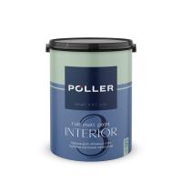 Краска Poller A.R.T. латексная глубокоматовая для обоев и стен 3 База А белая 4,5 л
