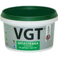 Шпатлевка по дереву лиственница 1кг VGT ЭКСТРА