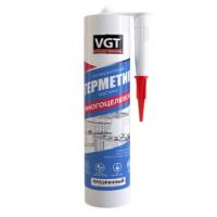 Герметик силакриловый многоцелевой белый 0,28кг картридж VGT неморозостойкий