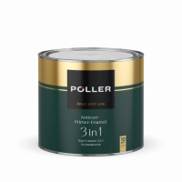 Грунт-эмаль по ржавчине 3 в 1 Poller A.R.T. графитовый серый RAL 7024 2 л