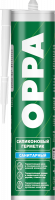 Герметик силиконовый санитарный OPPA 260мл бесцветный