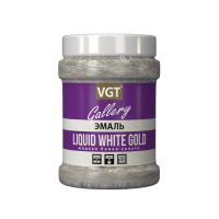 Эмаль VGT акриловая ВД-АК-1179 перламутровая жидкое белое золото 0,23кг (неморозостойкая)