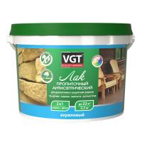 Лак акриловый VGT пропиточный с антисептиком белый 2,2кг (до-15)