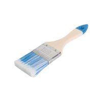 Кисть плоская искусственная щетина, деревянная ручка "Лазурит-Стандарт" 50 мм "TOOLBERG