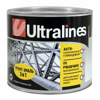 Грунт-эмаль по ржавчине UltraLines желтая 1,8кг