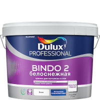 Краска ВД BINDO 2 BW 9л PROF
