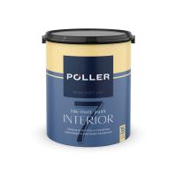 Краска Poller A.R.T. латексная шелковисто-матовая для стен и потолков 7 База А белая 9 л