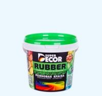 Краска резиновая Супер Декор №01 ондулин зеленый 1 кг