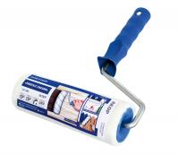 Валик 18 см в сборе велюр белый (полиакрил) d 8 мм Мастер для работ с лаками "Акор"