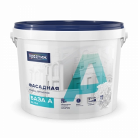 Краска Престиж ВД латексная фасадная База А 9 л