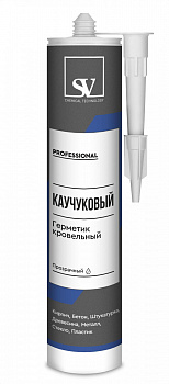 Герметик SV кровельный Каучуковый прозрачный 280 мл