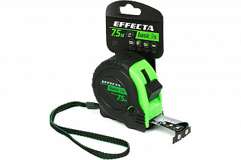 Рулетка с магнитом Effecta Basic 3S 7,5м/25мм, 3стопа