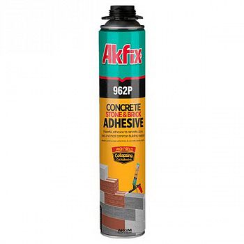 Akfix 962Р Клей-пена всесезонная для кирпича и газоблока 800мл