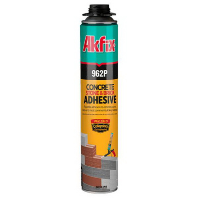 Akfix 962Р Клей-пена всесезонная для кирпича и газоблока 800мл