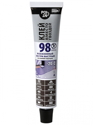 Жидкие гвозди POINT 98 мгновенные всесезонные 80 мл(Тегра)