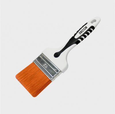 Кисть DECOR "B.W. деликатная" 50х15 мм, ультрамягкий синтетический ворс