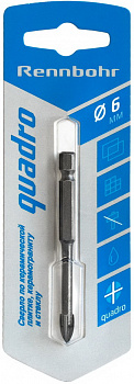 Сверло по керамике 6,0мм "RB" Quadro