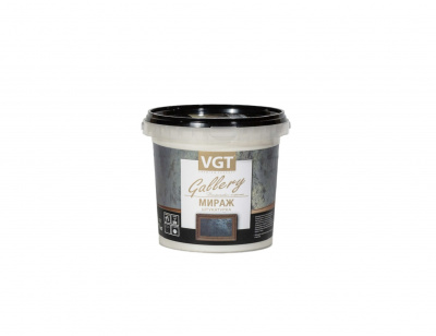 Штукатурка декоративная "Мираж" серебристо-белая 1кг VGT (неморозостойкая)