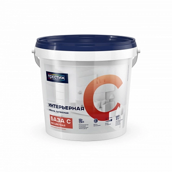 Краска Престиж ВД латексная интерьерная База С 0,9 л