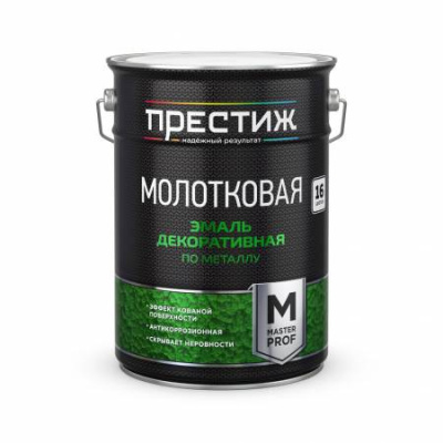 Эмаль ПРЕСТИЖ с молотковым эффектом медно-шоколадная 5л