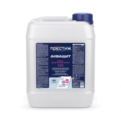Грунт влагоизолятор "Акващит" Концентрат 1:10 5кг ПРЕСТИЖ