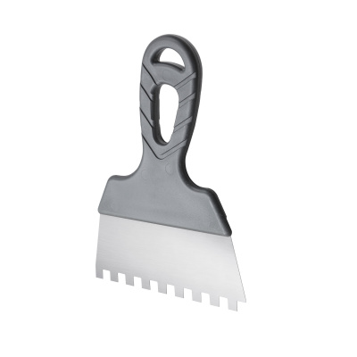 Шпатель зубчатый «Эксперт» из нержавеющей стали 150мм, 8х8мм