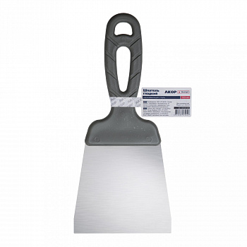 Шпатель гладкий «Эксперт» из нержавеющей стали 100мм