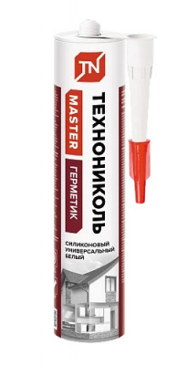 Герметик ТЕХНОНИКОЛЬ универсальный силиконовый, белый 280 мл