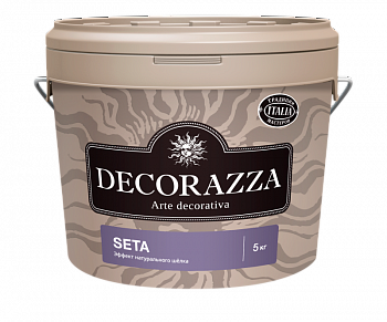 Декоративное покрытие DECORAZZA Seta ST001 база Argento 5 кг с эффектом натурального шелка