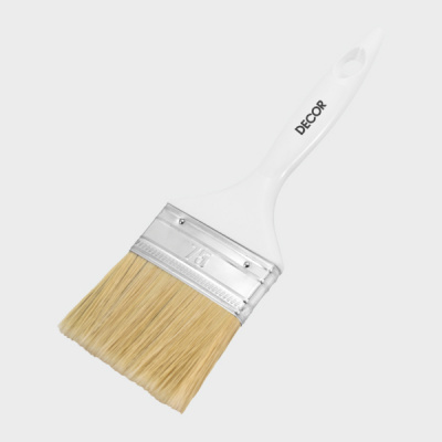 Кисть "STANDARD универсальная, светлый смешанный ворс, пластиковая ручка 65х15мм, "W.E."