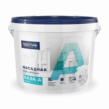 Краска Престиж ВД латексная фасадная База А 9 л