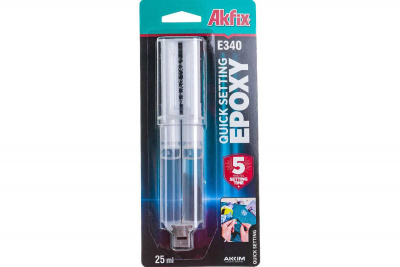 Akfix E340 Эпоксидный клей (5 мин) 25мл
