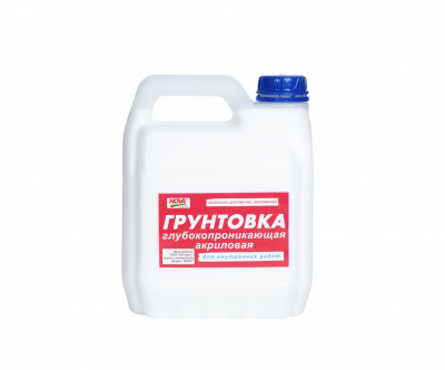 Грунтовка глубокого проникновения для внутренних работ 3,0 л NOVA