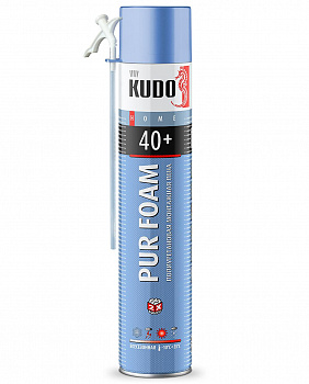 Пена монтажная бытовая KUDO HOME 40+ 1000мл всесезонная