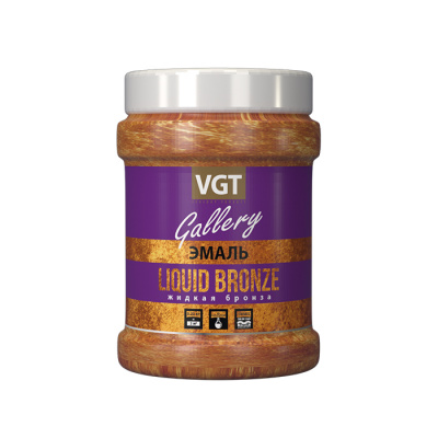 Эмаль VGT акриловая ВД-АК-1179 перламутровая жидкая бронза 0,23кг (неморозостойкая)