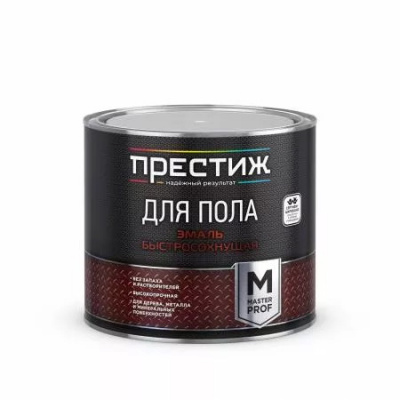Эмаль ПРЕСТИЖ акриловая для пола красно-коричневая 1,9кг