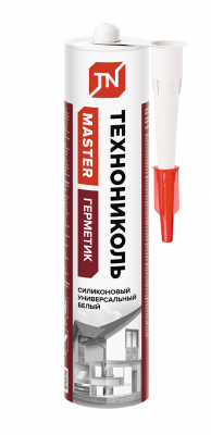 Герметик ТЕХНОНИКОЛЬ универсальный силиконовый, белый 280 мл