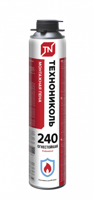 Пена монтажная пистолетная огнестойкая ТЕХНОНИКОЛЬ 240