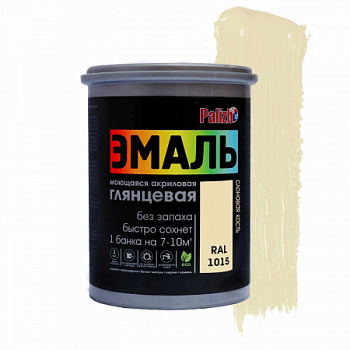 Эмаль акриловая глянцевая "Palizh" слоновая кость RAL 1015 1 кг